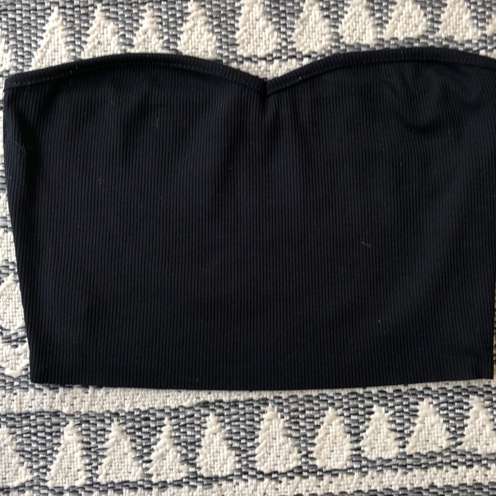 Black Shein cropped top